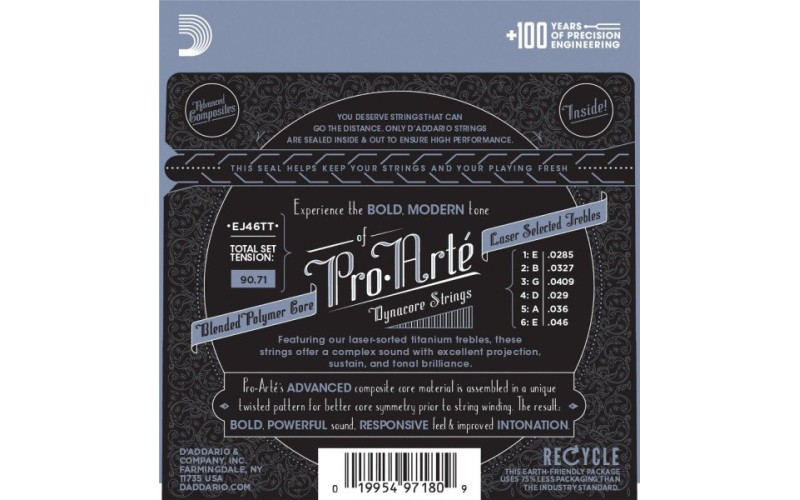 D'ADDARIO EJ46TT - струны для классической гитары