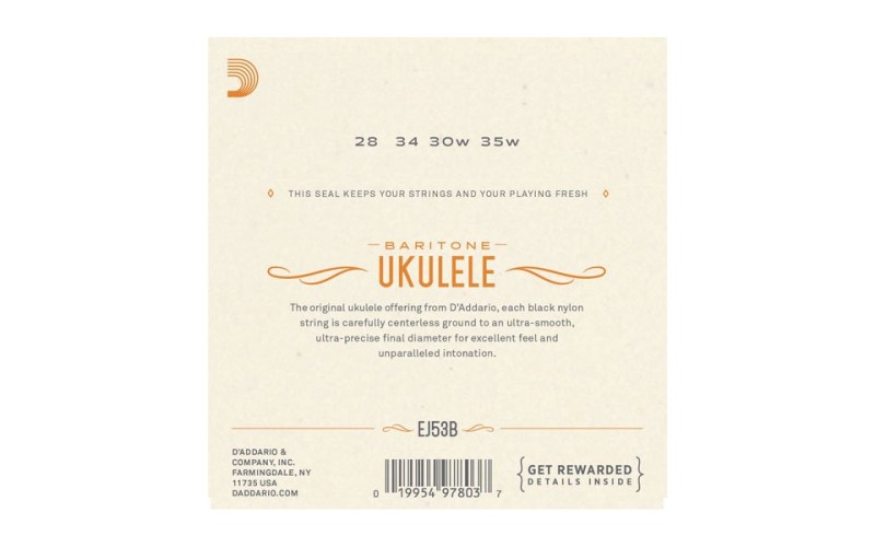 D'ADDARIO EJ53B - Струны для укулеле