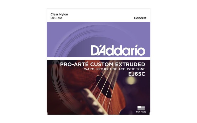 D'ADDARIO EJ65C струны для укулеле концерт Pro-Arte, чистый нейлон