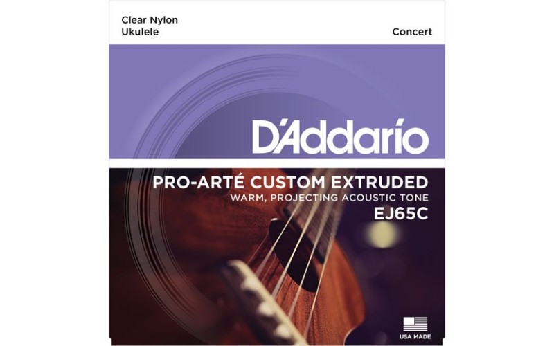 D'ADDARIO EJ65C струны для укулеле концерт Pro-Arte, чистый нейлон