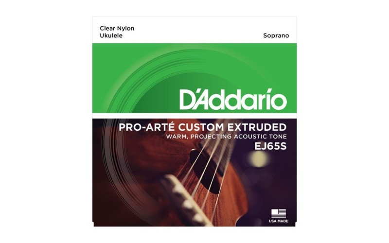 D'ADDARIO EJ65S струны для укулеле сопрано, чистый нейлон