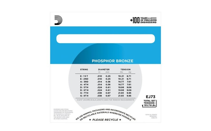 D'ADDARIO EJ73 - струны для мандолины
