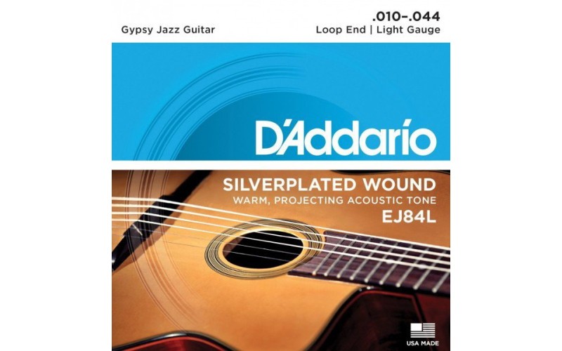 D'ADDARIO EJ84L - струны для акустической гитары типа Selmer, 10-44