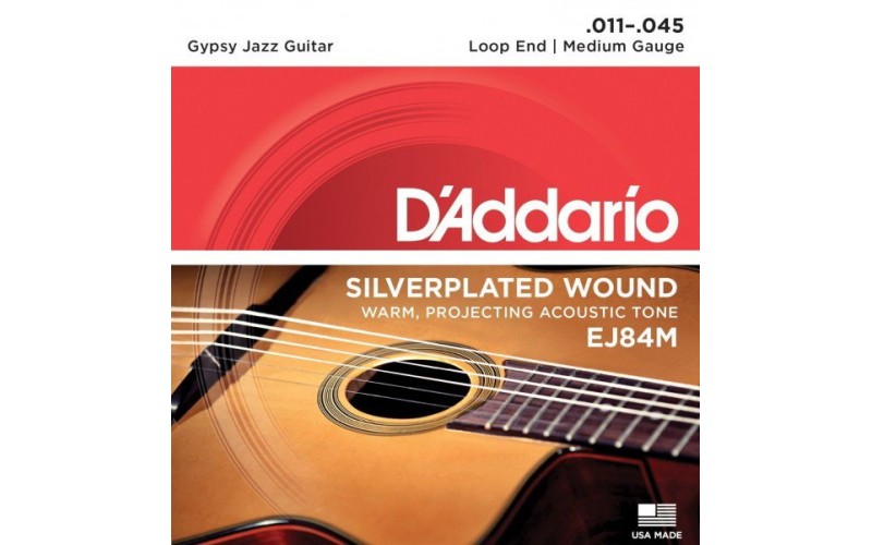 D'ADDARIO EJ84M струны для акустической гитары типа Selmer, 11-45