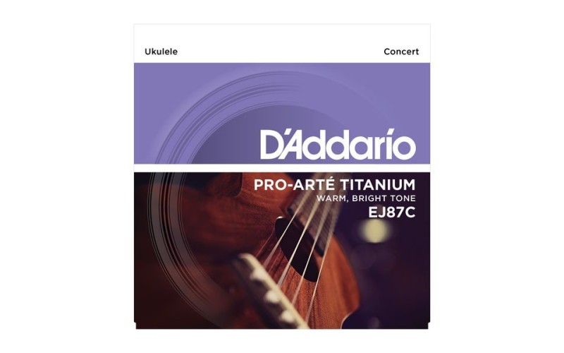 D'ADDARIO EJ87C струны для укулеле Concert, серия Titanium