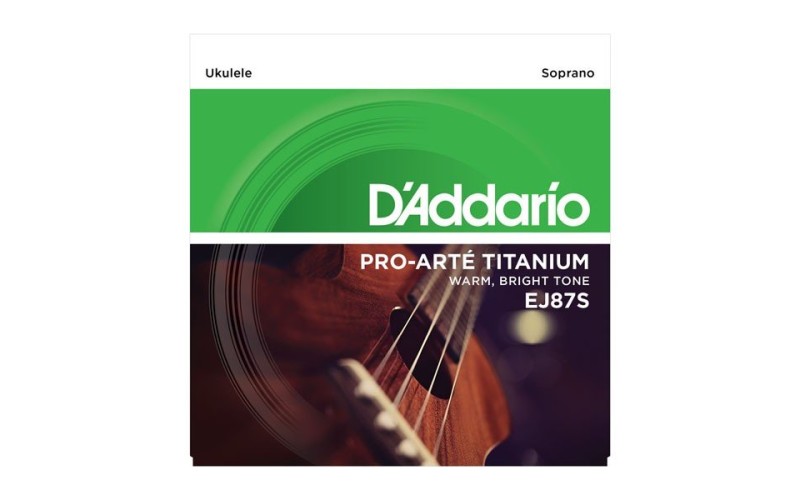 D'ADDARIO EJ87S струны для укулеле сопрано, серия Titanium