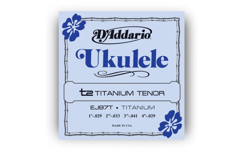 D'ADDARIO EJ87T струны для укулеле Tenor, серия Titanium