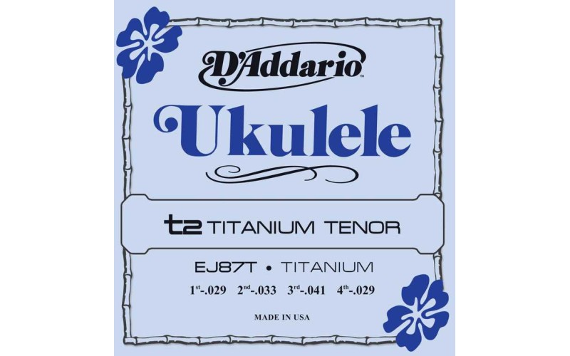 D'ADDARIO EJ87T струны для укулеле Tenor, серия Titanium