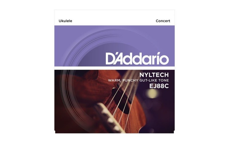 D'ADDARIO EJ88C струны для укулеле Concert, серия Nyltech