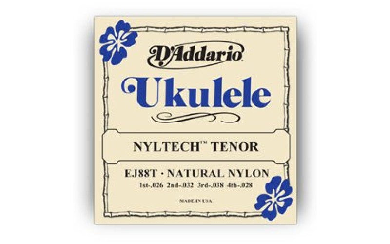 D'ADDARIO EJ88T струны для укулеле Tenor, серия Nyltech