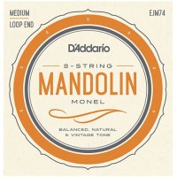 D'Addario EJM74 Monel Комплект струн для мандолины, 11-40, монель-металл