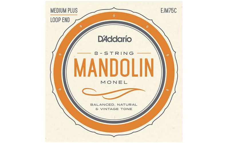 D'Addario EJM75C Monel Комплект струн для мандолины, 11-41, монель-металл