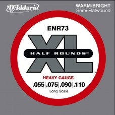 D'Addario ENR73 Half Rounds Комплект струн для бас-гитары, Heavy, 55-110