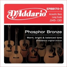 D'ADDARIO EPBB170-5 - струны акустический 5 струнной бас-гитары