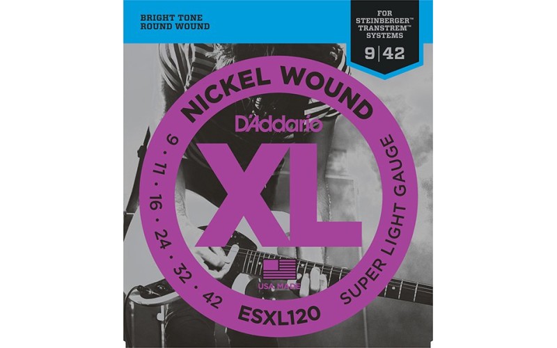 D'ADDARIO ESXL120 - струны для электрогитары, 9-42