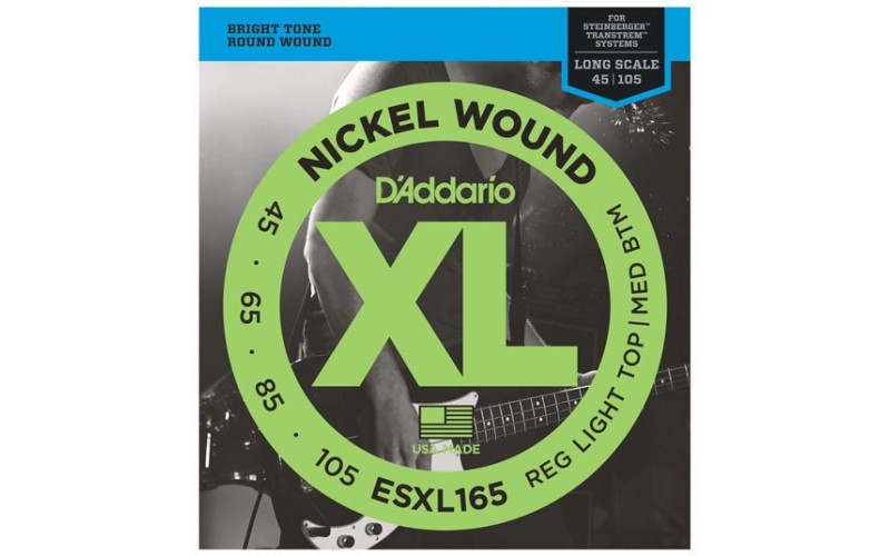 D'ADDARIO ESXL165 - струны для бас-гитары, Steinberger, 45-105