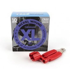 D'ADDARIO EXL115-10PWIND - 10 комплектов струн для электрогитары, 11-49 + вертушка в подарок