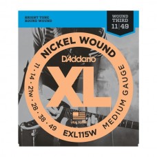 D'ADDARIO EXL115W Струны для электрогитары