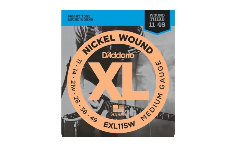 D'ADDARIO EXL115W Струны для электрогитары