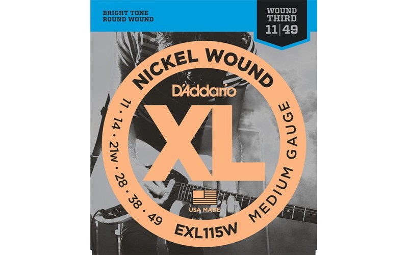 D'ADDARIO EXL115W Струны для электрогитары