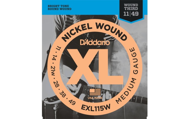 D'ADDARIO EXL115W Струны для электрогитары