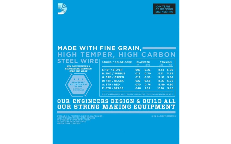 D'ADDARIO EXL120BT струны для электрогитары