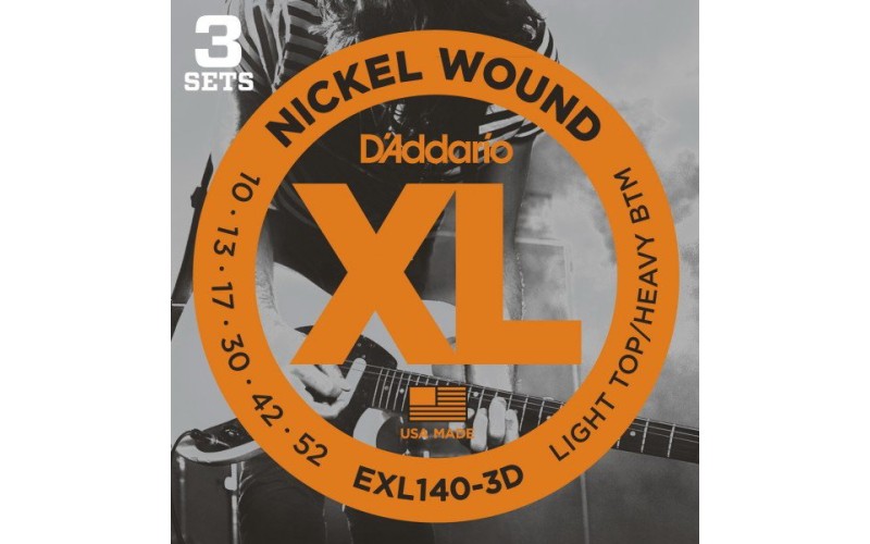 D'ADDARIO EXL140-3D 3 комплекта струн для электрогитары