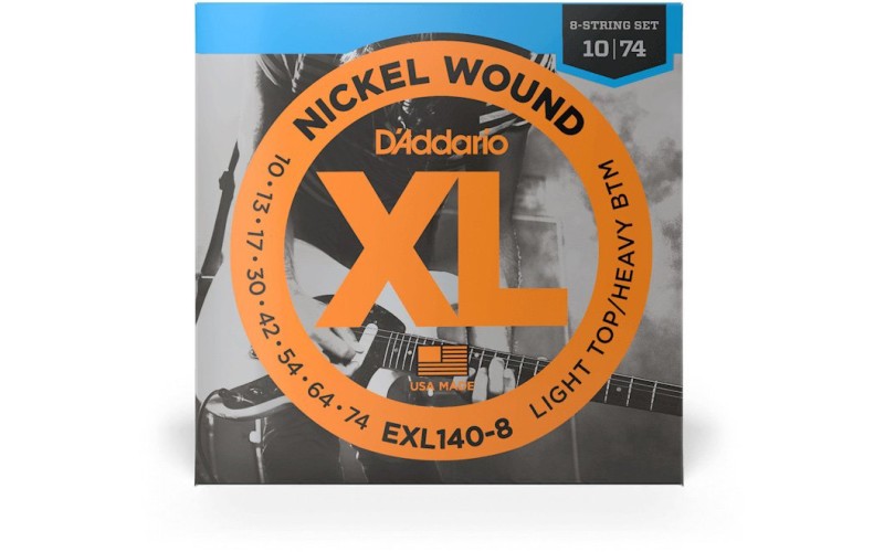 D'ADDARIO EXL140-8 комплект струн для электрогитары