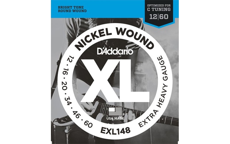 D'ADDARIO EXL148 струны для электрогитары Extra Heavy 12-60