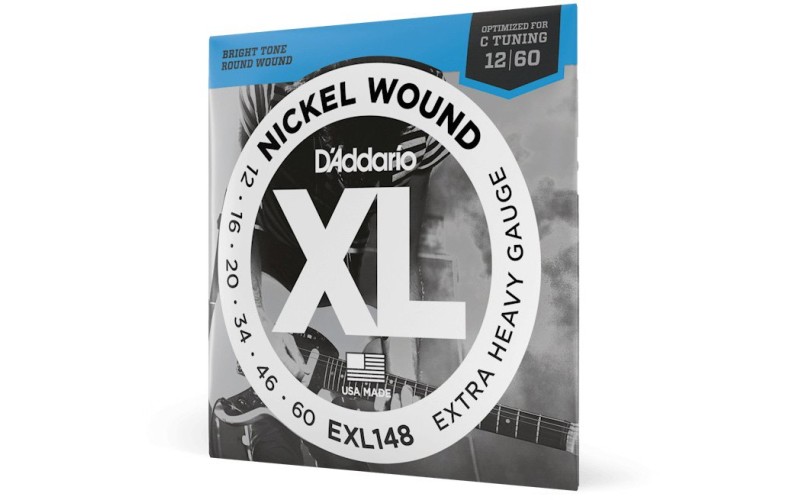 D'ADDARIO EXL148 струны для электрогитары Extra Heavy 12-60