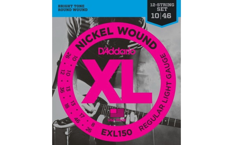 D'ADDARIO EXL150  - струны для 12 струнной электрогитары