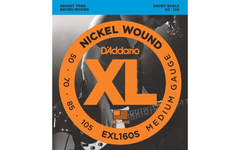 D'ADDARIO EXL160S - струны бас-гитары, 50-105