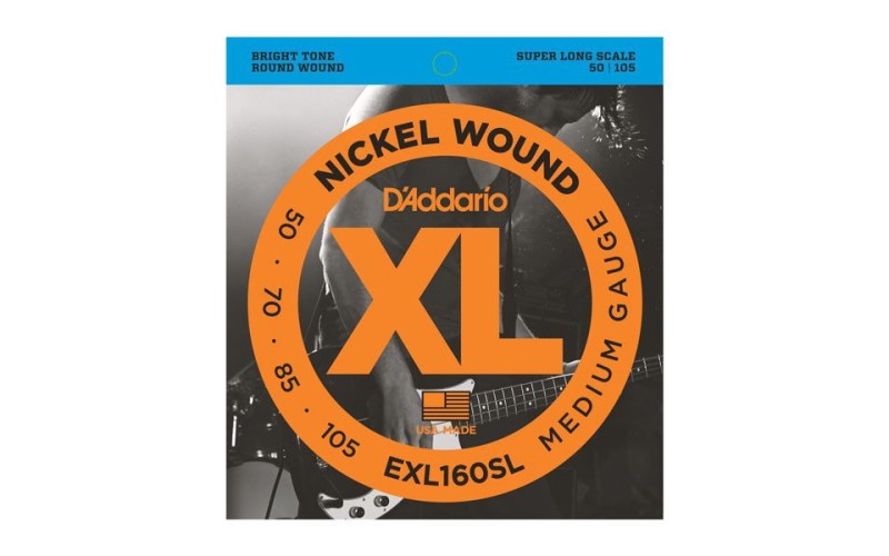 D'ADDARIO EXL160SL - струны для бас-гитары, 50-105