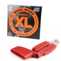 D'ADDARIO EXL160TP-WIND - 2 комплекта струн для бас-гитары, 50-105 + вертушка в подарок