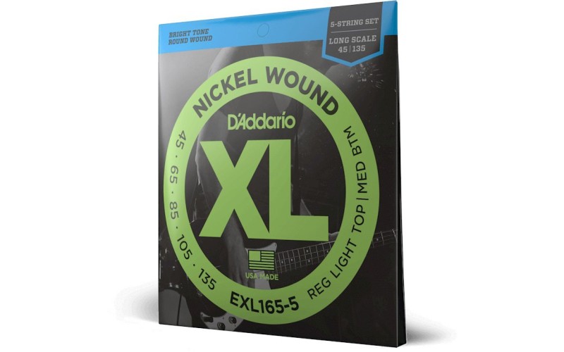 D'ADDARIO EXL165-5  струны для 5 струнной бас-гитары