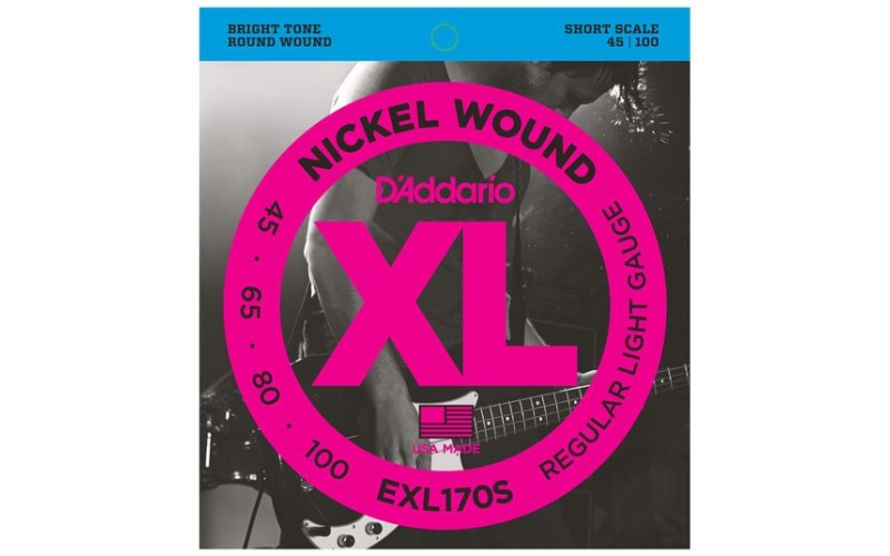 D'ADDARIO EXL170S - струны для бас-гитары, 45-100