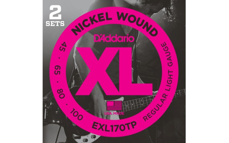 D'ADDARIO EXL170TP 2 комплект струн для бас-гитары