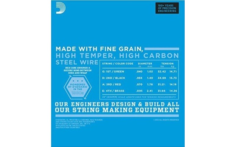 D'ADDARIO EXL220BT струны для бас-гитары