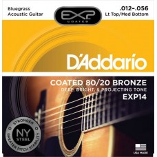 D'ADDARIO EXP14 - струны для акустической гитары, 12-56