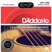D'ADDARIO EXP17 - струны для акустической гитары, Medium, 13-56