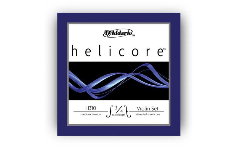 D'ADDARIO H310 3/4M helicore - струны для скрипки 3/4, medium