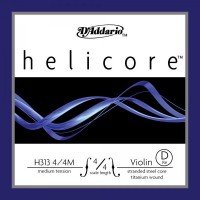 D'ADDARIO H313 4/4M helicore струна скрипичная 4/4 medium, D