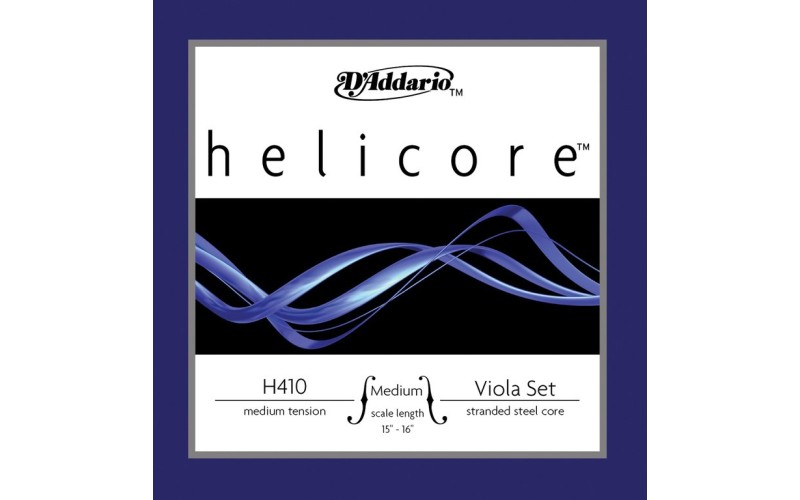 D'Addario H410-MM Helicore Комплект струн для альта среднего размера, среднее натяжение