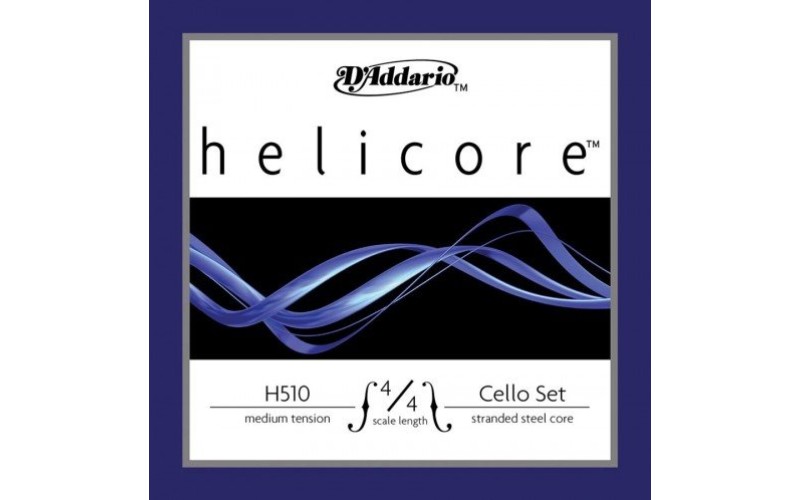 D'ADDARIO H510 4/4M helicore cello set medium 4/4 струны для виолончели