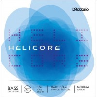 D'ADDARIO H610 3/4M струны для контрабаса HELICORE, medium tension, 3/4