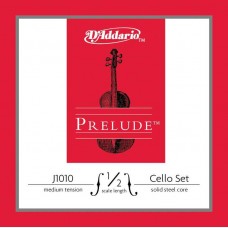 D'Addario J1010-1/2M Prelude Комплект струн для виолончели размером 1/2, среднее натяжение