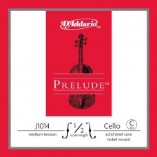 D'Addario J1014-1/2M Prelude Отдельная струна С/До для виолончели размером 1/2, среднее натяжение