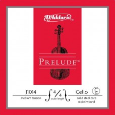 D'Addario J1014-4/4M Prelude Отдельная струна До/С для виолончели размером 4/4, среднее натяжение