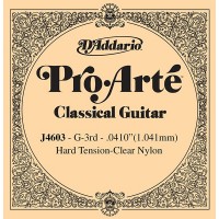D'Addario J4603 Pro-Arte Отдельная 3-я струна для классической гитары, нейлон, сильное натяжение