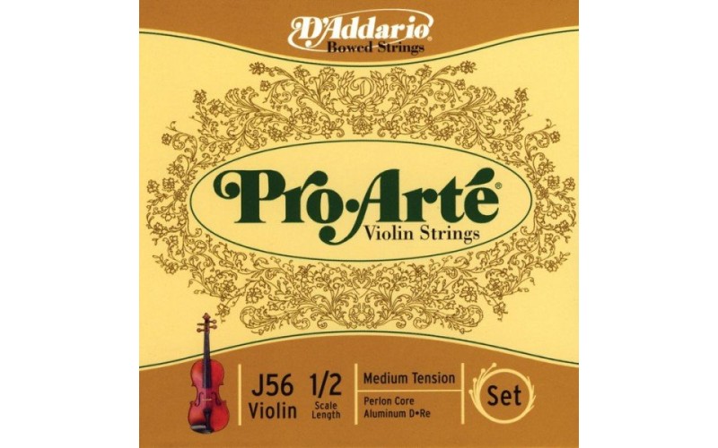 D'ADDARIO J56 1/2M Pro-Arte струны скрипичные 1/2 medium